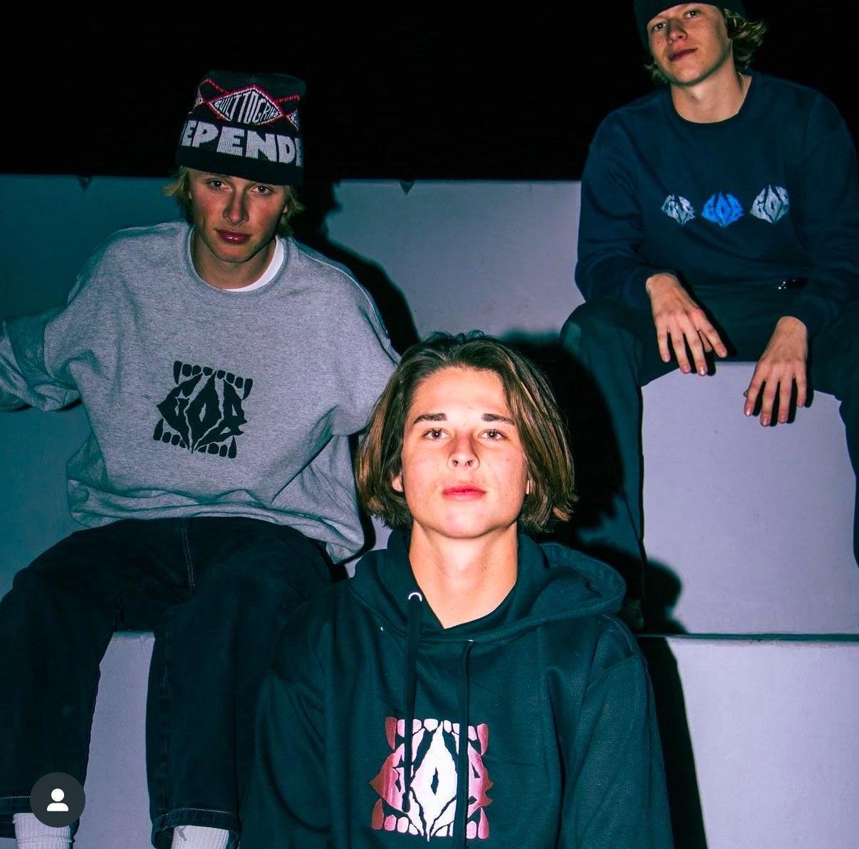 The boys — Beau, Preston and Kealan in San Diego